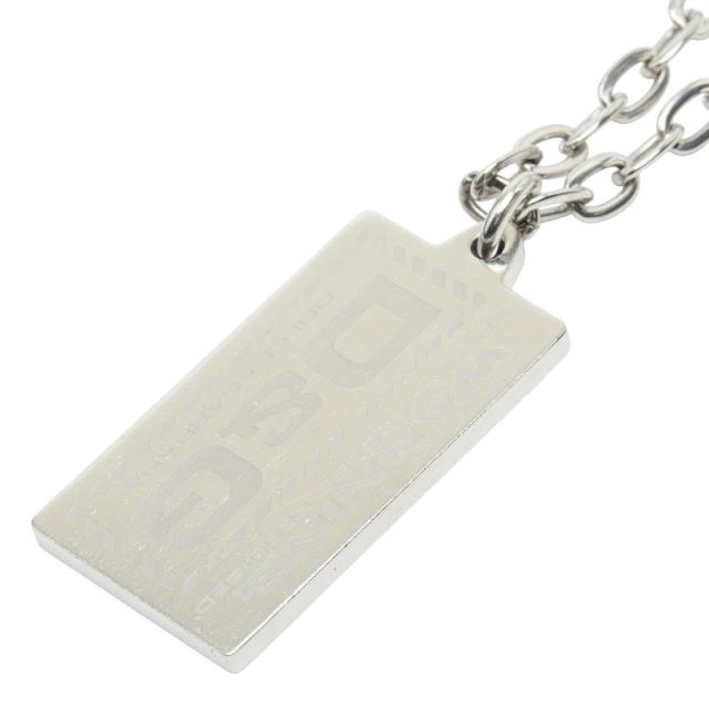 ドルチェアンドガッバーナ ロゴプレート ネックレス シルバー メタル メンズ DOLCE&amp;GABBANA 【中古】