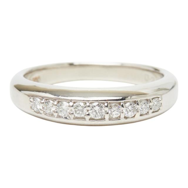 Pt900 プラチナ ダイヤ0.22ct リング 指輪 レディース 12.5号 中古