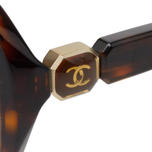 シャネル ココマーク サングラス 58□17 135 5285 A ブラウン プラスチック レディース CHANEL 【中古】_3