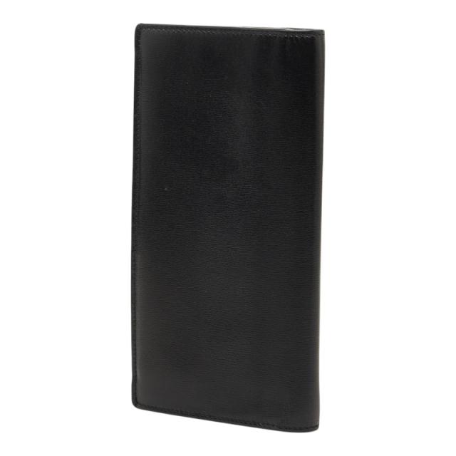 サンローラン YSLロゴ 二つ折り 長財布 ブラック レザー レディース SAINT LAURENT 【中古】_1