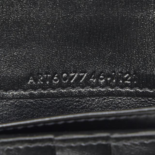 サンローラン YSLロゴ 二つ折り 長財布 ブラック レザー レディース SAINT LAURENT 【中古】_8
