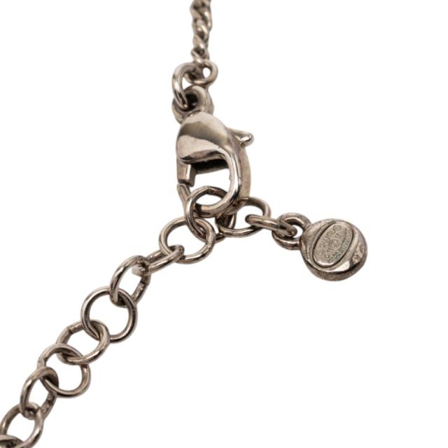 シャネル ココマーク チェーン ペンダント ネックレス C11V シルバー メタル ラインストーン レディース CHANEL 【中古】_3
