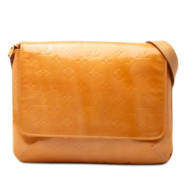 ルイ ヴィトン モノグラム ヴェルニ トンプソン ストリート ショルダーバッグ M91008 イエロー パテントレザー LOUIS VUITTON 【中古】
