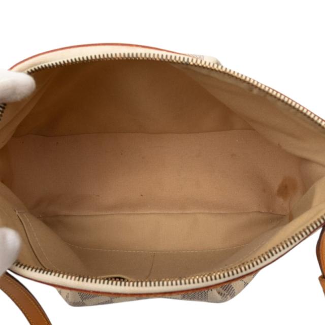 ルイ ヴィトン ダミエ アズール シラク—サPM 斜め掛け ショルダーバッグ N41113 ホワイト PVC レザー レディース LOUIS VUITTON 【中古】_5