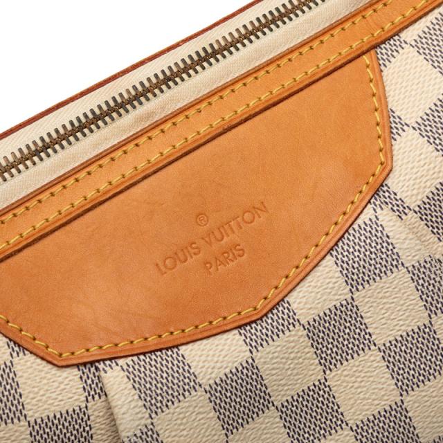 ルイ ヴィトン ダミエ アズール シラク—サPM 斜め掛け ショルダーバッグ N41113 ホワイト PVC レザー レディース LOUIS VUITTON 【中古】_6