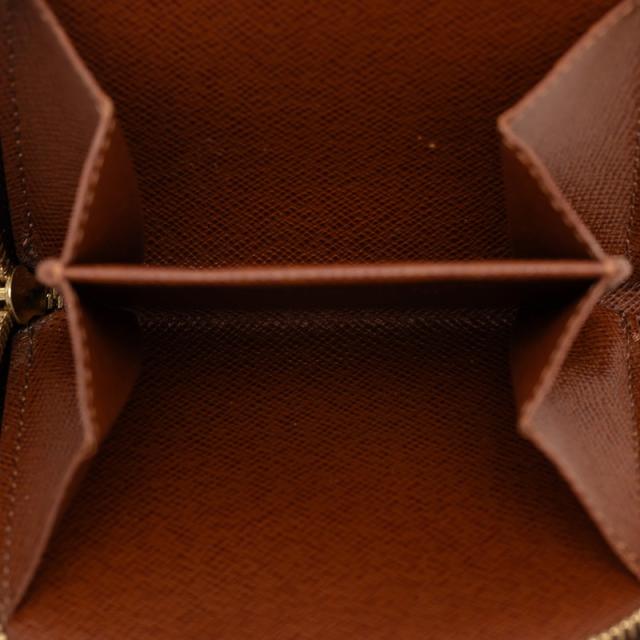ルイ ヴィトン モノグラム コンパクトジップ 二つ折り財布 M61667 ブラウン PVC レザー レディース LOUIS VUITTON 【中古】_4