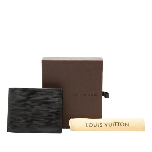 ルイ ヴィトン エピ ポルトフォイユ マルコNM 二つ折り財布 M62289 ノワール ブラック レザー レディース LOUIS VUITTON 【中古】_7