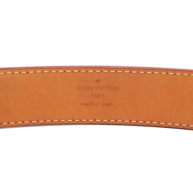 ルイ ヴィトン モノグラム ヴェルニ サンチュール ベルト サイズ:80/32 M6980 ポムダムール レッド LOUIS VUITTON 【中古】_5