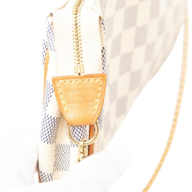 ルイ ヴィトン ダミエ アズール エヴァ ハンドバッグ ショルダーバッグ 2WAY N55214 ホワイト PVC レザー LOUIS VUITTON 【中古】_4