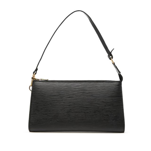 ルイ ヴィトン エピ ポシェット アクセソワール ハンドバッグ アクセサリーポーチ M52952 ノワール ブラック LOUIS VUITTON 【中古】