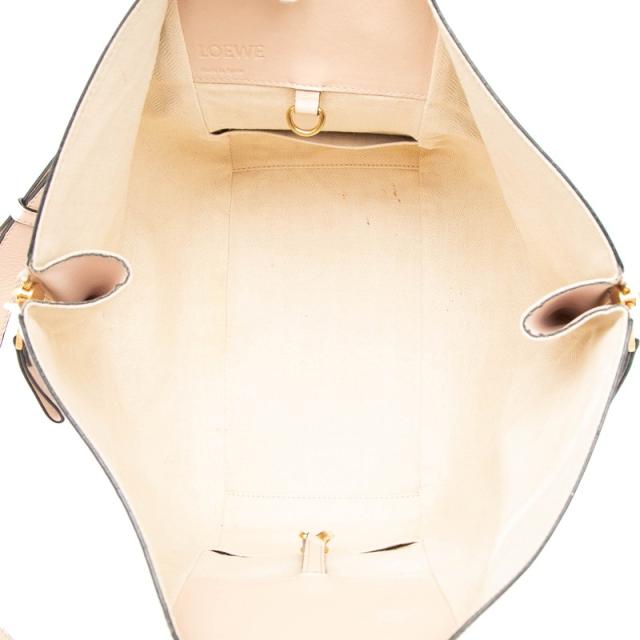 ロエベ ハンモック スモール ハンドバッグ ショルダーバッグ 2WAY ピンク ベージュ レザー レディース LOEWE 【中古】_3