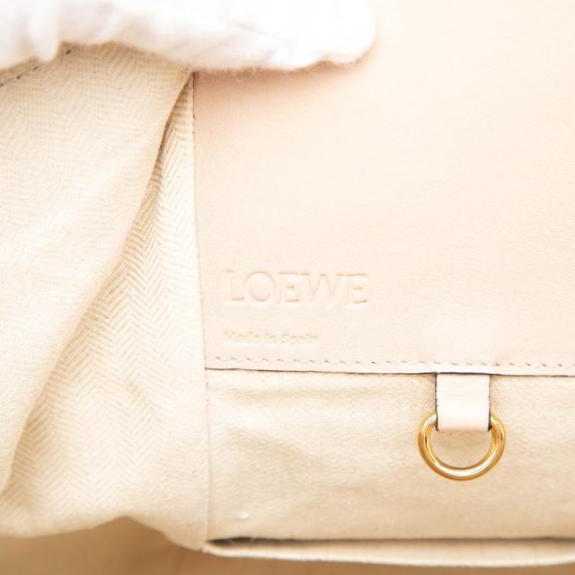 ロエベ ハンモック スモール ハンドバッグ ショルダーバッグ 2WAY ピンク ベージュ レザー レディース LOEWE 【中古】_4