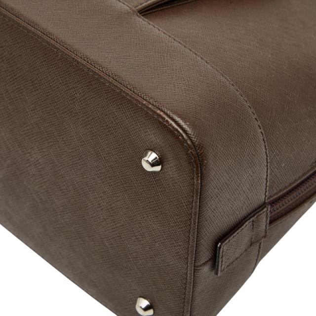 バーバリー ハンドバッグ ブラウン サフィアーノレザー レディース BURBERRY 【中古】_3