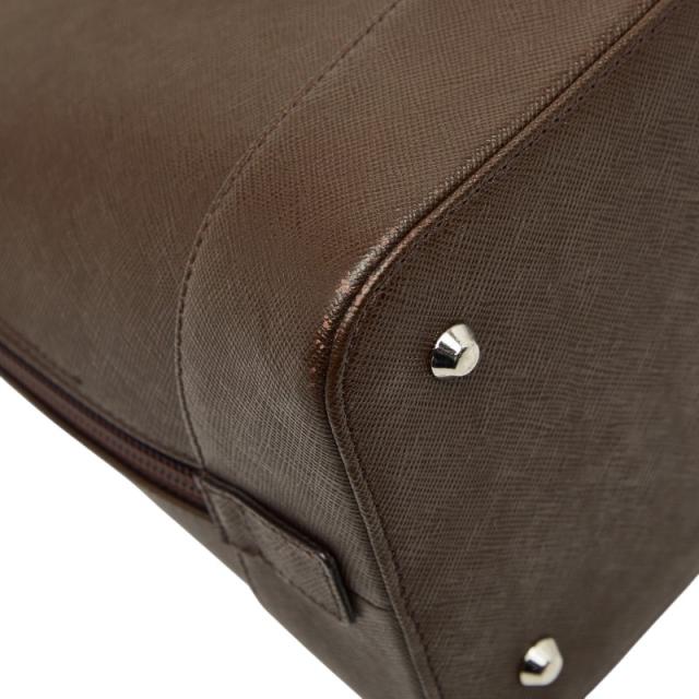 バーバリー ハンドバッグ ブラウン サフィアーノレザー レディース BURBERRY 【中古】_4