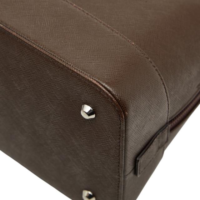 バーバリー ハンドバッグ ブラウン サフィアーノレザー レディース BURBERRY 【中古】_5