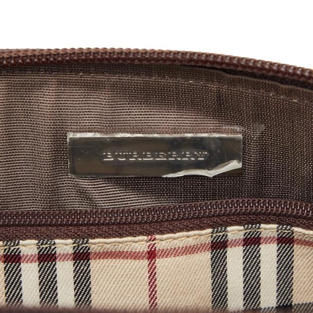 バーバリー ハンドバッグ ブラウン サフィアーノレザー レディース BURBERRY 【中古】_8