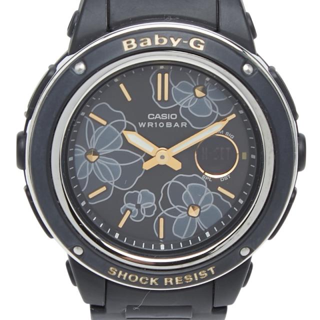 カシオ フローラル･ダイアル･シリーズ Baby-G 腕時計 BGA-150FL-1AJF クオーツ シリコン ステンレススチール レディース CASIO 【中古】 6,930円