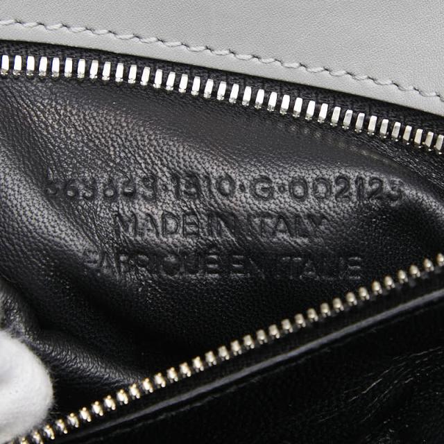 バレンシアガ ハンドバッグ トートバッグ グレー レザー メタル レディース BALENCIAGA 【中古】_8