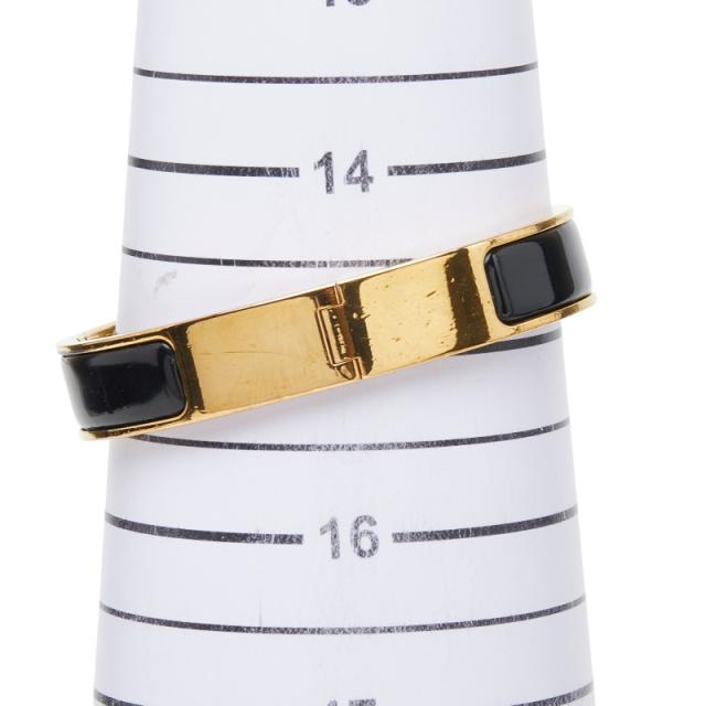 エルメス クリックH PM バングル ゴールド ブラック メッキ レディース HERMES 【中古】_5
