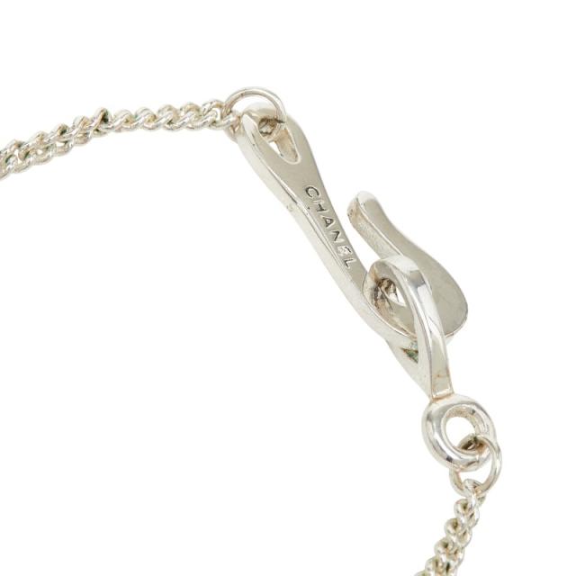 シャネル ロゴ ボール ネックレス シルバー メタル レディース CHANEL 【中古】_3