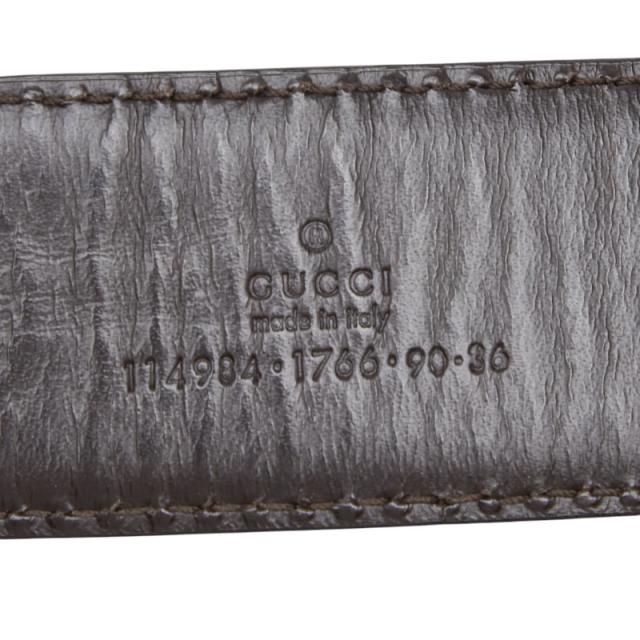 グッチ グッチシマ インターロッキングG ベルト サイズ 90 36 114984