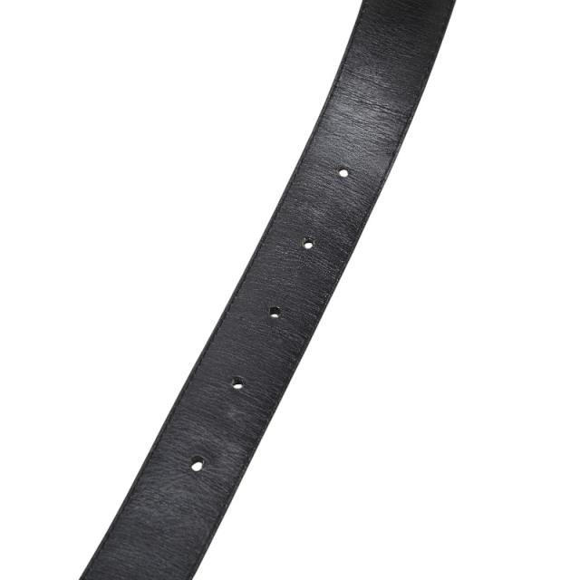 シャネル コッコドリーロ クロコ型押し ベルト 105/42 ブラック ゴールド レザー メンズ CHANEL 【中古】_3