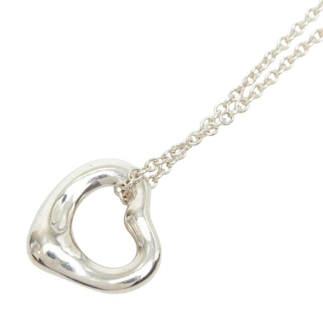 ティファニー エルサ ペレッティ オープンハート チェーン ペンダント ネックレス シルバー SV925 シルバー TIFFANY&amp;Co. 【中古】