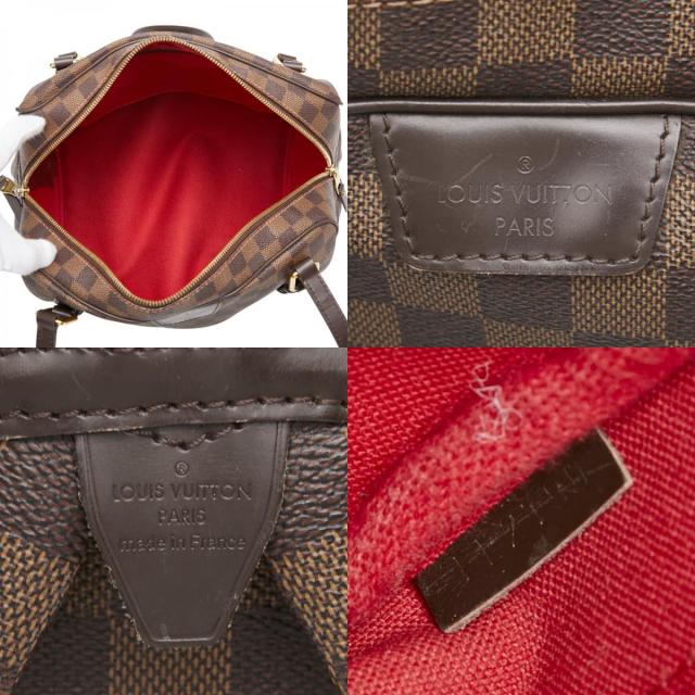 ルイ ヴィトン ダミエ リヴィントンPM ショルダーバッグ N41157 ブラウン PVC レザー レディース LOUIS VUITTON 【中古】_9