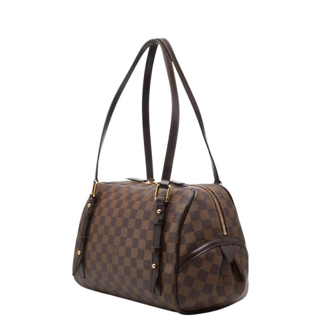 ルイ ヴィトン ダミエ リヴィントンPM ショルダーバッグ N41157 ブラウン PVC レザー レディース LOUIS VUITTON 【中古】_1