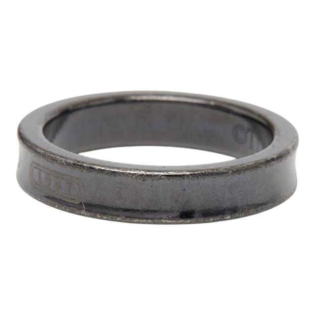 ティファニー 1837 ナロー リング 指輪 ブラック チタン レディース TIFFANY&Co. 【中古】_2