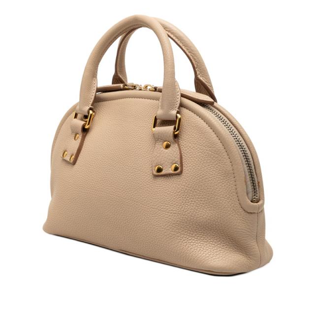 バーバリー ハンドバッグ ショルダーバッグ 2WAY ベージュ系 グレインカーフレザー レディース BURBERRY 【中古】_1