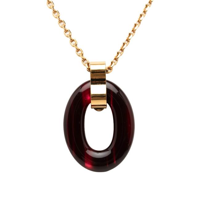 ルイ ヴィトン パンダンティフ ギミアクルー ペンダント ネックレス M66419 ゴールド レッド メッキ レディース LOUIS VUITTON 【中古】_1