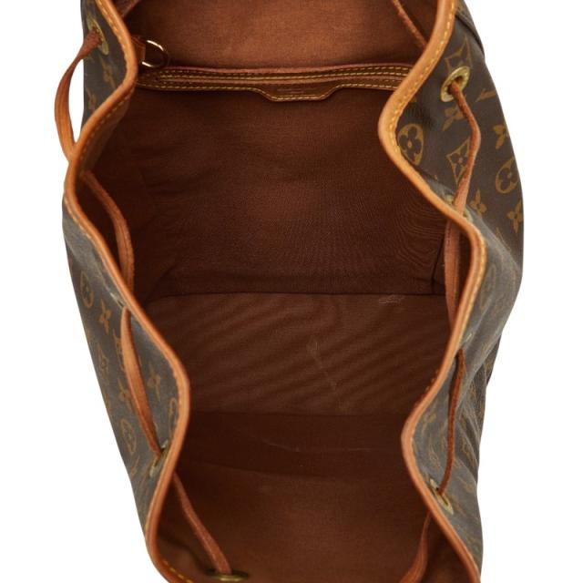 ルイ ヴィトン モノグラム モンスリGM リュック バックパック M51135 ブラウン PVC レザー レディース LOUIS VUITTON 【中古】_8