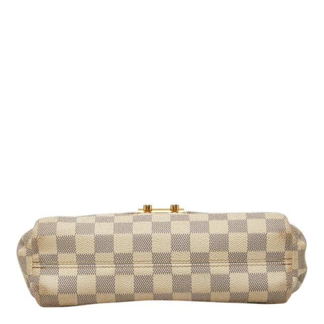 ルイ ヴィトン ダミエ アズール クロワゼット ハンドバッグ ショルダーバッグ 2WAY N41581 ホワイト PVC レザー LOUIS VUITTON 【中古】_2