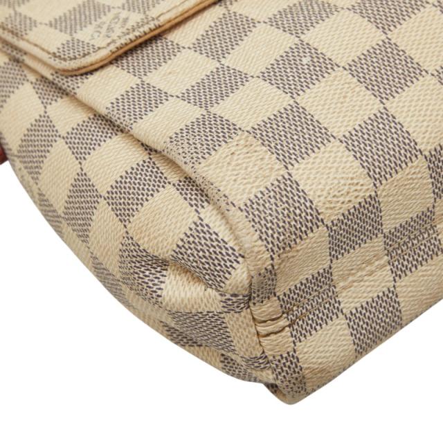 ルイ ヴィトン ダミエ アズール クロワゼット ハンドバッグ ショルダーバッグ 2WAY N41581 ホワイト PVC レザー LOUIS VUITTON 【中古】_4