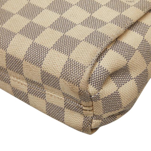 ルイ ヴィトン ダミエ アズール クロワゼット ハンドバッグ ショルダーバッグ 2WAY N41581 ホワイト PVC レザー LOUIS VUITTON 【中古】_5