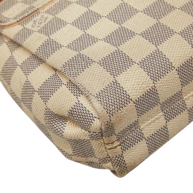ルイ ヴィトン ダミエ アズール クロワゼット ハンドバッグ ショルダーバッグ 2WAY N41581 ホワイト PVC レザー LOUIS VUITTON 【中古】_6