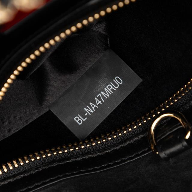 ヴァレンチノ ガラバーニ デミルーン スタッズ ハンドバッグ ショルダーバッグ 2WAY ブラック レザー レディース Valentino 【中古】_5