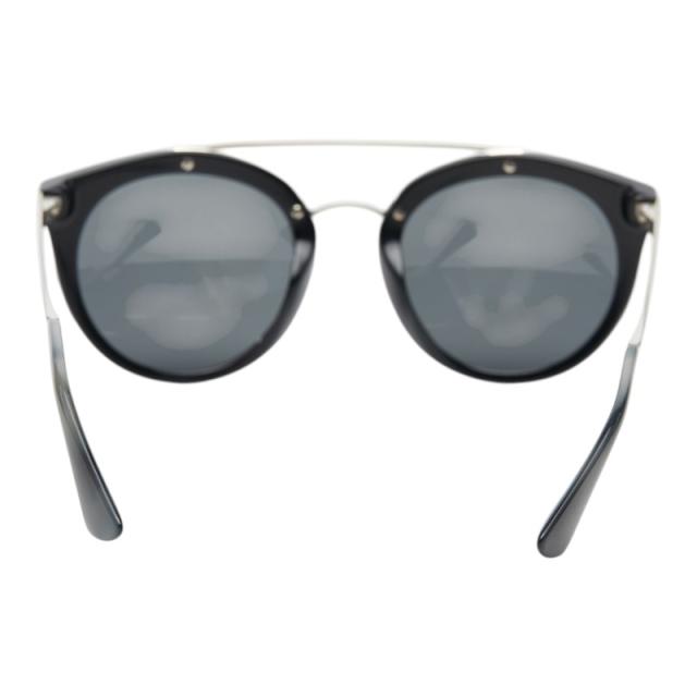 プラダ ダブルブリッジ サングラス SPR23S-F ブラック プラスチック メタル レディース PRADA 【中古】_3