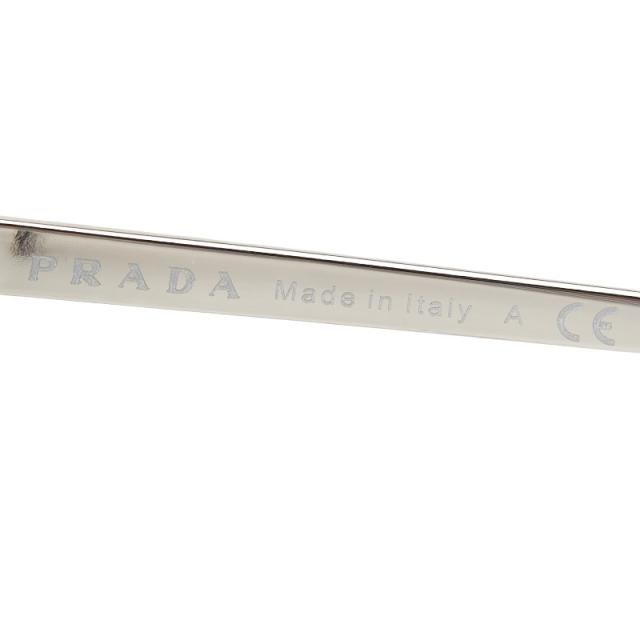 プラダ ダブルブリッジ サングラス SPR23S-F ブラック プラスチック メタル レディース PRADA 【中古】_8