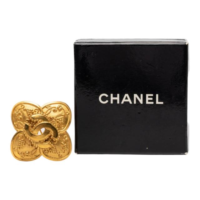 シャネル ココマーク ヴィンテージ ブローチ ゴールド メッキ レディース CHANEL 【中古】_3