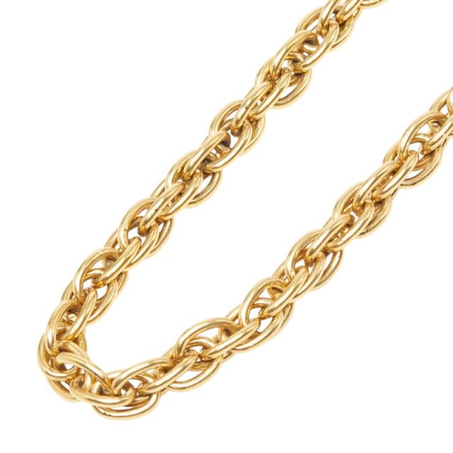 シャネル ロゴタイプ ココマーク 硬貨動機 ロング首飾り ゴールド メッキ レディース CHANEL 【中古】