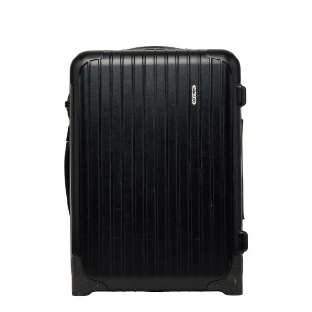 リモワ サルサ 32L 2輪 キャリーバッグ スーツケース 851.52 ブラック ポリカーボネイト メンズ レディース RIMOWA 【中古】