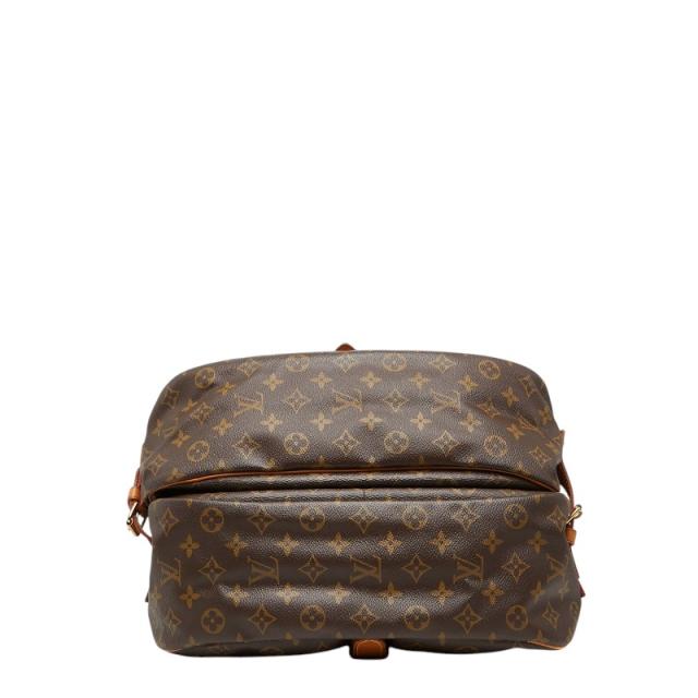 ルイ ヴィトン モノグラム ソミュール35 斜め掛け ショルダーバッグ M42254 ブラウン PVC レザー レディース LOUIS VUITTON 【中古】_2