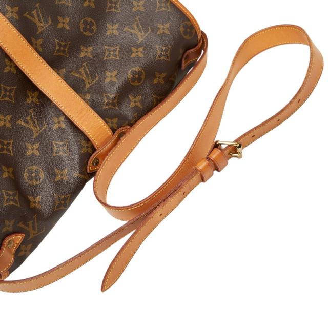 ルイ ヴィトン モノグラム ソミュール35 斜め掛け ショルダーバッグ M42254 ブラウン PVC レザー レディース LOUIS VUITTON 【中古】_7