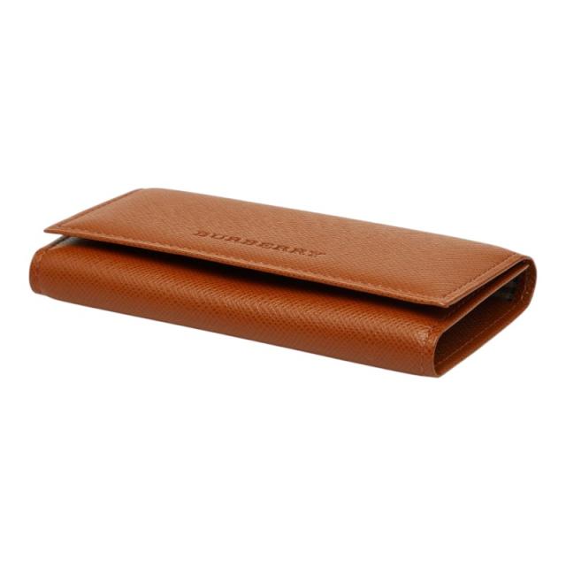 バーバリー ノバチェック 4連 キーケース ブラウン レザー レディース BURBERRY 【中古】_3