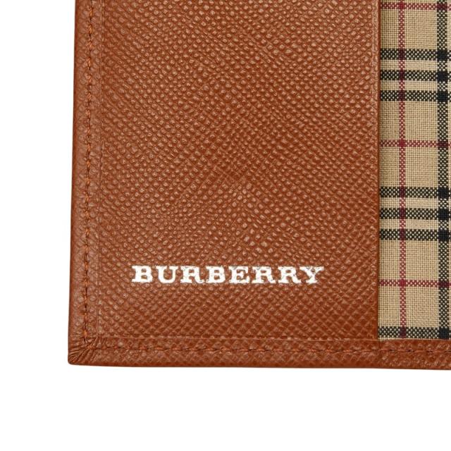 バーバリー ノバチェック 4連 キーケース ブラウン レザー レディース BURBERRY 【中古】_6