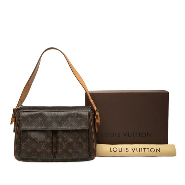 ルイ ヴィトン モノグラム ヴィバシテGM ショルダーバッグ ワンショルダー M51163 ブラウン PVC レザー LOUIS VUITTON 【中古】_6