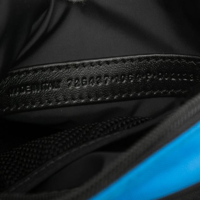 バレンシアガ アディダス 斜め掛け ショルダーバッグ クロスボディ 725437 ブラック ブルー ナイロン メンズ BALENCIAGA adidas 【中古】_5