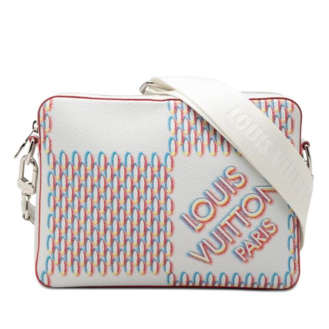 ルイ ヴィトン ダミエ ジャイアント スプレー トリオ メッセンジャー 斜め掛け ショルダーバッグ M20665 LOUIS VUITTON 【中古】